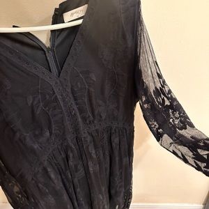 A beautiful soul black lace dress size a (xxl)